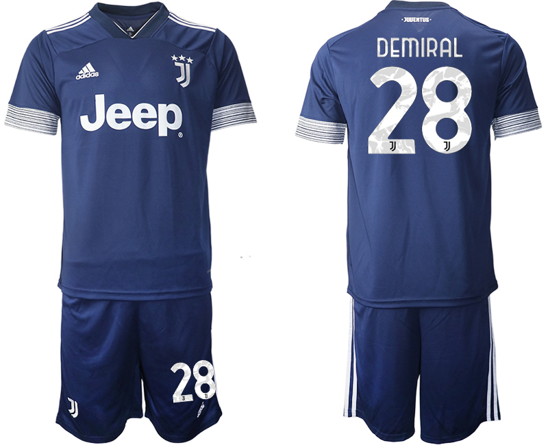 Men 2020-2021 club Juventus away #28 blue Soccer Jerseys